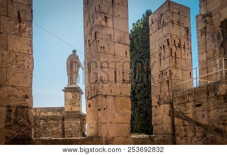 Statue Of Augustus Caesar Contemplating The Mediterranean Sea