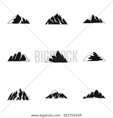 Upland Icons Set. Simple Set Of 9 Upland Icons For Web Isolated On White Background