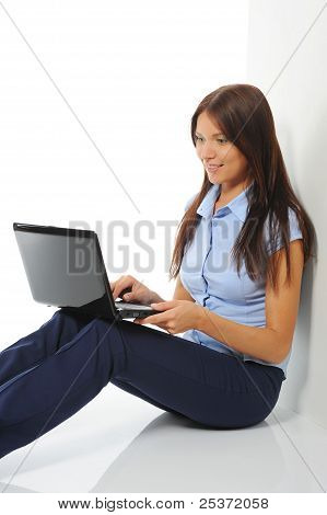 Porträt einer happy young Business-Frau