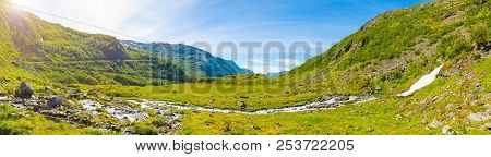 Landscape Of The Geiranger Valley Near Dalsnibba Mountain, Norway