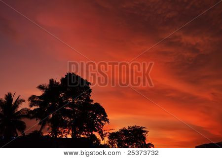 Roter Himmel