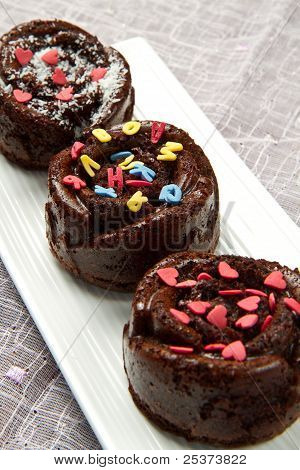Queques do chocolate