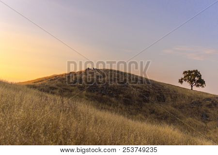 Beautiful Sunset At Sierra Vista Open Space Reserve
