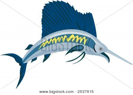 Sailfish กระโดด