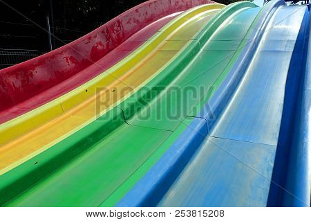 Toboggan In Water Park
