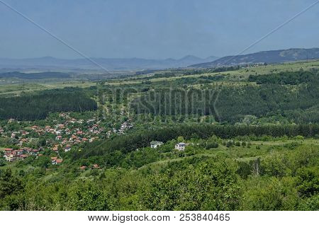 View Toward  Residential District Marchaevo And Environs Of Sofia City At The Foot Of The Mountain V