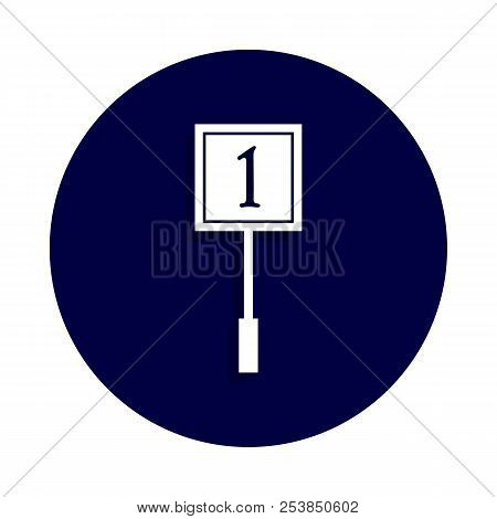 Zone In American Football Icon In Badge Style. One Of American Football Collection Icon Can Be Used 