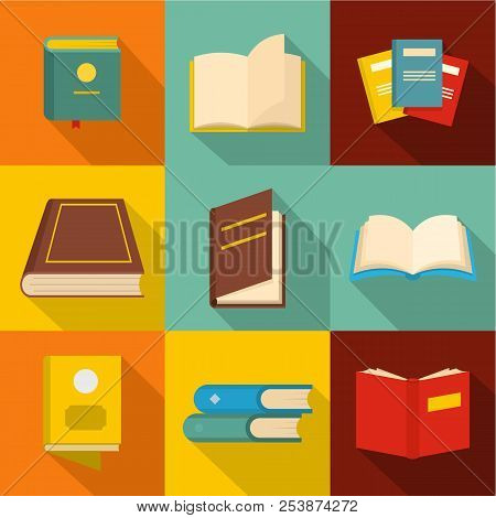 Treatise Icons Set. Flat Set Of 9 Treatise Icons For Web Isolated On White Background