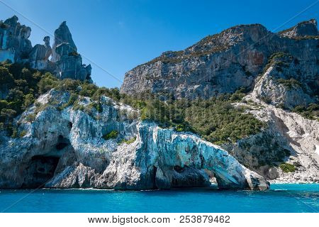 Famous Cala Goloritze Beach On The Italian Island Of Sardinia
