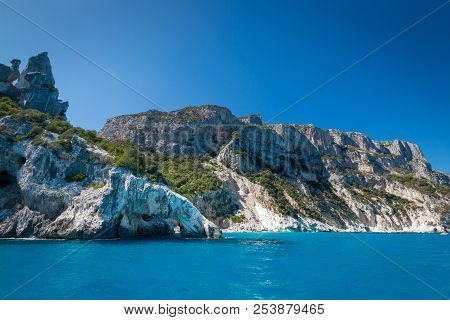 Famous Cala Goloritze Beach On The Italian Island Of Sardinia