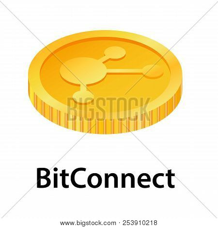 Bitconnect Icon. Isometric Illustration Of Bitconnect Icon For Web