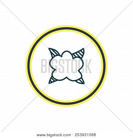 Vector Illustration Of Cole Icon Line. Beautiful Food Element Also Can Be Used As Cauliflower Icon E