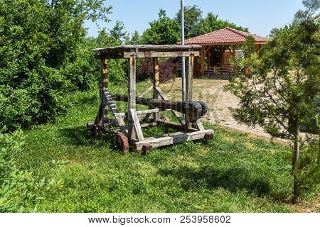Peristera Fortress, Peshtera, Bulgaria - May 5, 2018: Ruins Of Ancient Byzantine Fortress The Perist