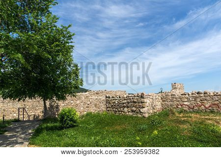 Peristera Fortress, Peshtera, Bulgaria - May 5, 2018: Ruins Of Ancient Byzantine Fortress The Perist