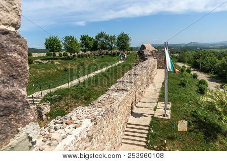 Peristera Fortress, Peshtera, Bulgaria - May 5, 2018: Ruins Of Ancient Byzantine Fortress The Perist