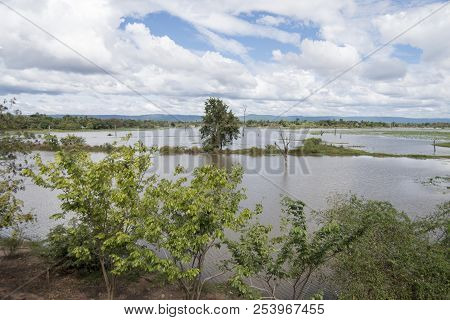 Cambodia Anlong Veng Ta Mok Lake Landscape
