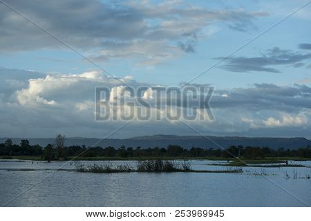 Cambodia Anlong Veng Ta Mok Lake Landscape