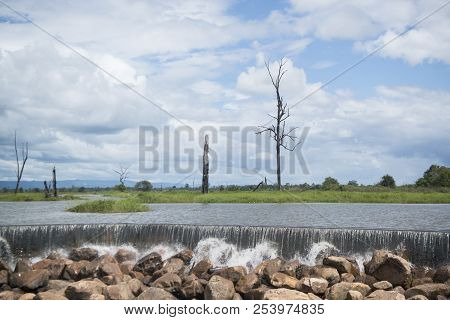 Cambodia Anlong Veng Ta Mok Lake Landscape