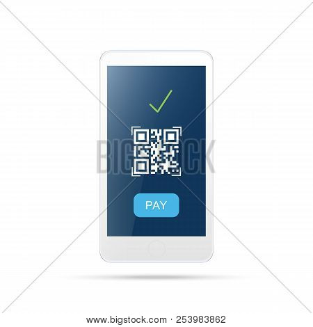Mobile Payment , Online Shopping Concept.payment Mobile Icon