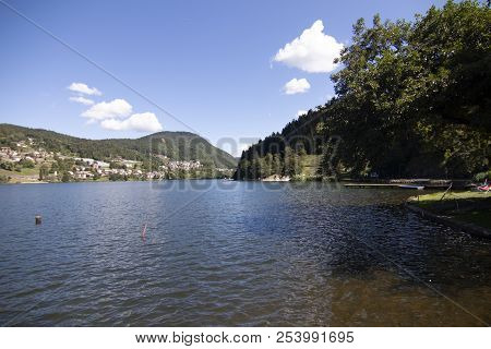 Lake Of Baselga Di Pinè Trentino Alto Adige Trento Italy