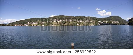 Lake Of Baselga Di Pinè Trentino Alto Adige Trento Italy