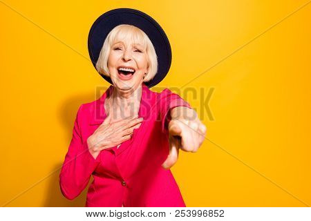 Well You're A Joker Granny Pointing Index Fingers At The Camera
