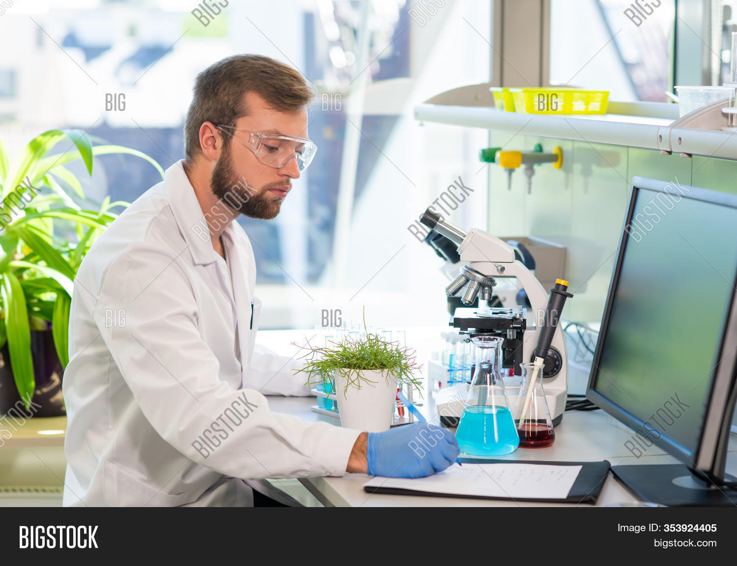 Scientist Working Lab Image & Photo (Free Trial) Bigstock