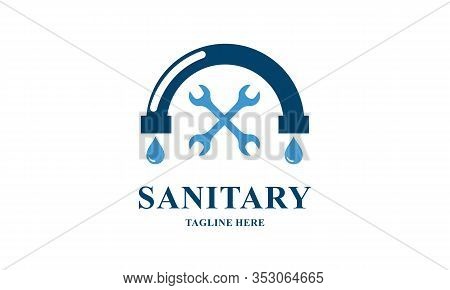 Sanitary Ware Logo Design Of Icon Vector Illustrations