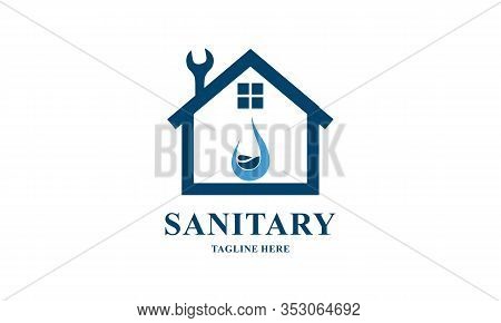 Sanitary Ware Logo Design Of Icon Vector Illustrations