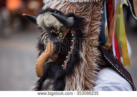 Moscow, Russia Feb 27, 2020: Moscow Maslenitsa Festival. Traditional National Celebration In Russian