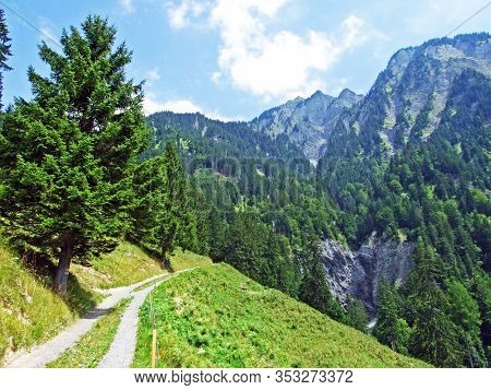 The Magnificent Landscapes Of The Bündner Herrschaft (buendner Herrschaft) Region And The Celebrated