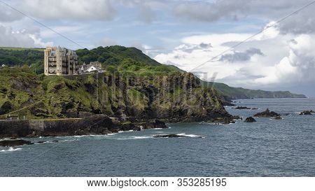 North Devon Coast & Torrs Park Viewed From Capstone Hill, Ilfracombe, Devon, Uk