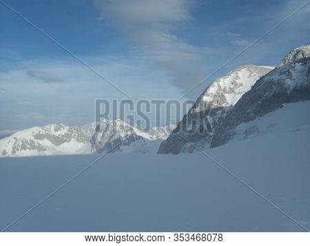 Winter Landscape Tennengebirge In Austrian Alps