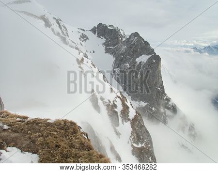 Winter Landscape Tennengebirge In Austrian Alps