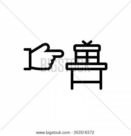 Black Line Icon For Want Desire Demand Wish Require Need Longing Yearning