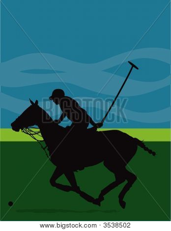 Polo Pony Silouette