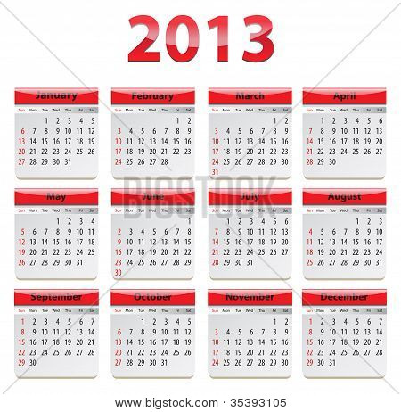 Kalender For 2013