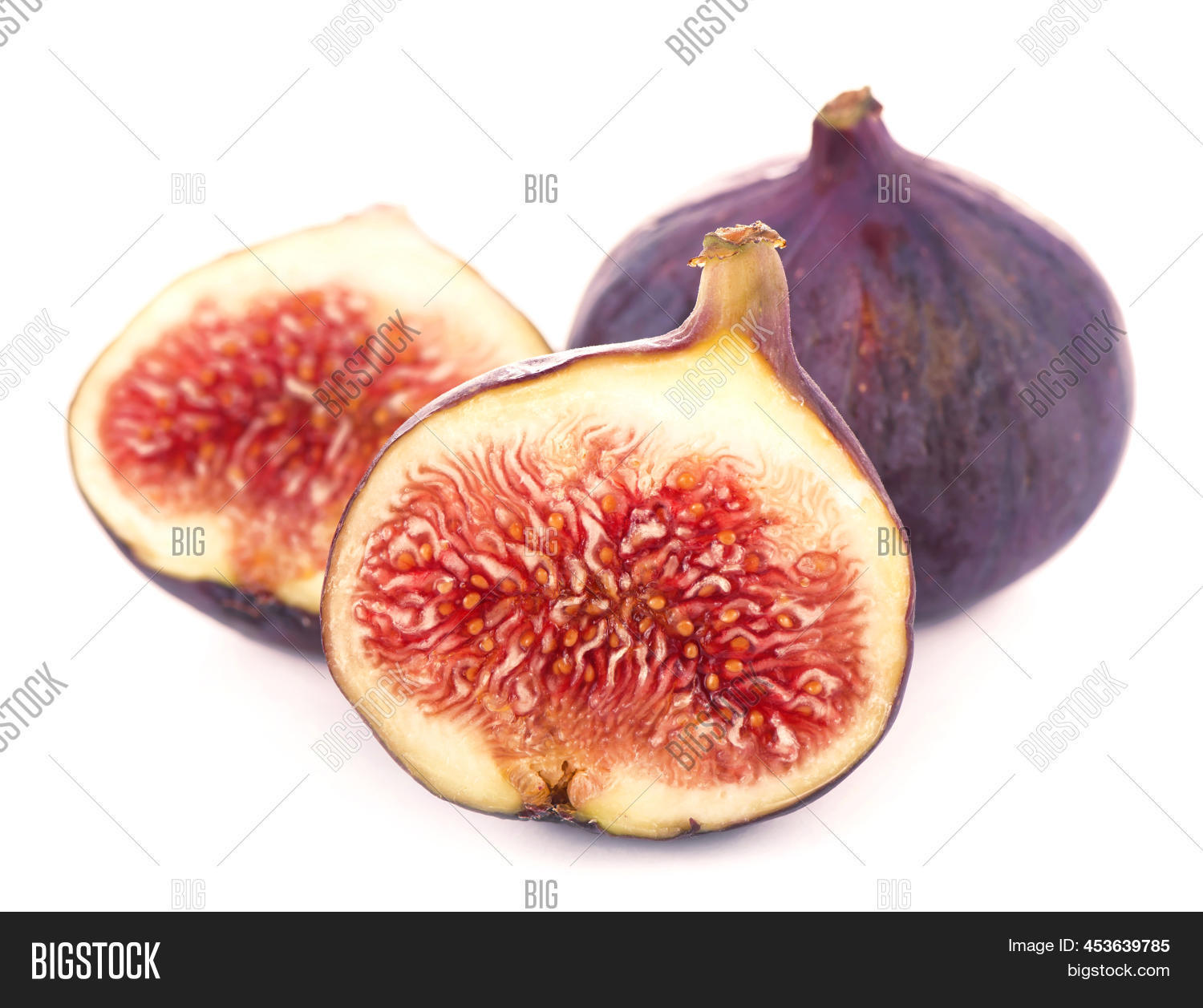 Fresh Figs. Fruit Half Image & Photo (Free Trial) Bigstock