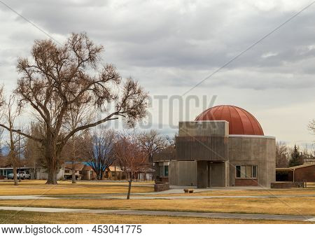 Alamosa, Colorado - April 3, 2022: Adams State University In Alamosa, Colorado