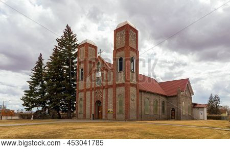 Historic Our Lady Of Guadalupe Parish Church In Conejos, Colorado