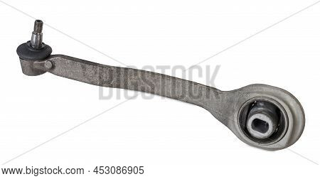 Curved Metal Chassis Arm Lever With Ball And Rubber-metal Joint With Bushings - Silent Block On A Wh