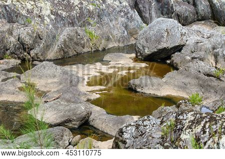 Dry Bed Of The Chandler River In The Oxley Wild Rivers National Park - Hillgrove, Nsw, Australia