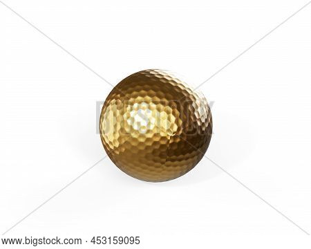 3d Render White Golf Ball Sport, Pattern, Course, Activity, Background,