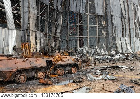 War Destroyed On Ukraine Airport By Russian Troops