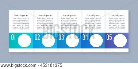 Daily Schedule Infographic Chart Design Template. Abstract Infochart With Copy Space. Instructional 