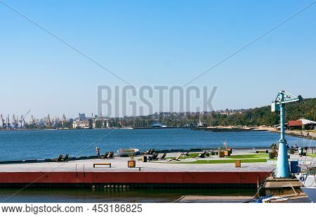 Mariupol, Ukraine, Sea Of Azov, Pier, Peacetime