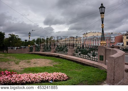 St. Petersburg, Russia. City View With Famous Landmarks