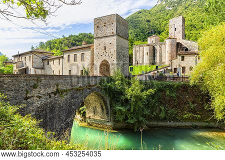 San Vittore Alle Chiuse. Roman Catholic Abbey And Church. The Edifice Is Known From The Year 1011. P