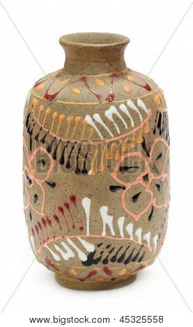 Ton Keramik als Blumenvase