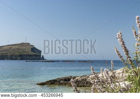 View Of Porto Palermo Bay, Himare, Albania.